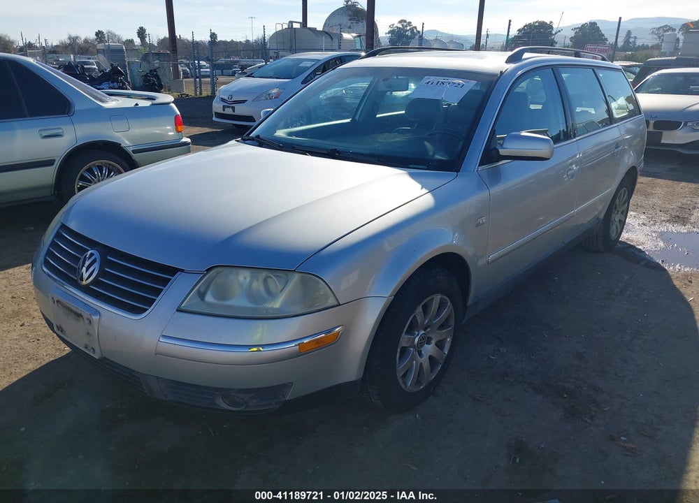 2002 VOLKSWAGEN PASSAT GLS VIN: WVWVD63BX2E389844