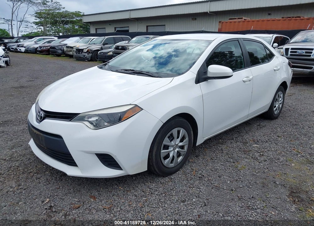 2015 TOYOTA COROLLA L VIN: 2T1BURHE3FC400196
