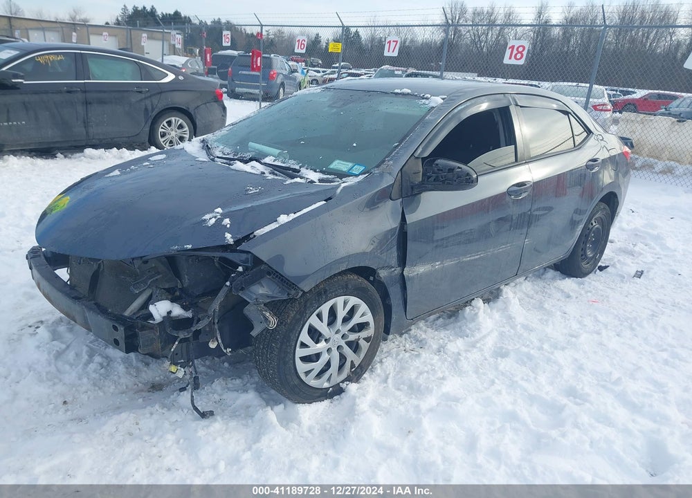 2018 TOYOTA COROLLA LE VIN: 2T1BURHE9JC966081