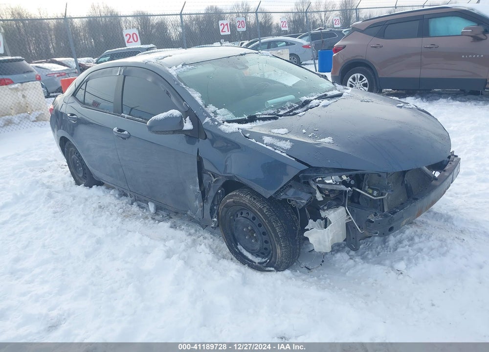 2018 TOYOTA COROLLA LE VIN: 2T1BURHE9JC966081