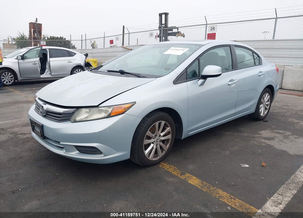 2012 HONDA CIVIC EX VIN: 19XFB2F86CE005356