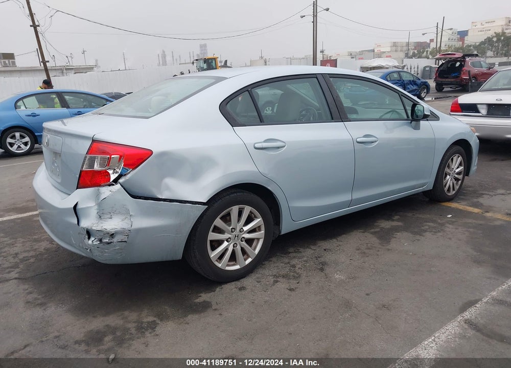 2012 HONDA CIVIC EX VIN: 19XFB2F86CE005356