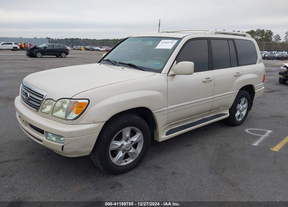 2004 LEXUS LX 470 VIN: JTJHT00W143536424