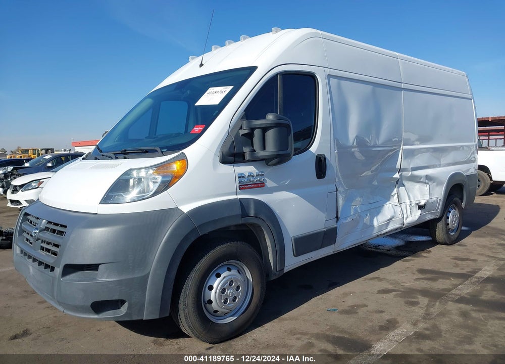 2017 RAM PROMASTER 2500 HIGH ROOF 159 WB VIN: 3C6TRVDG3HE500784