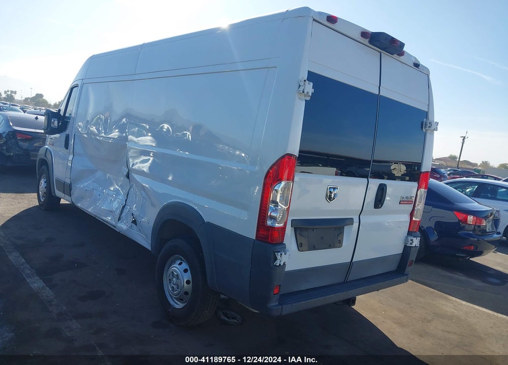 2017 RAM PROMASTER 2500 HIGH ROOF 159 WB VIN: 3C6TRVDG3HE500784