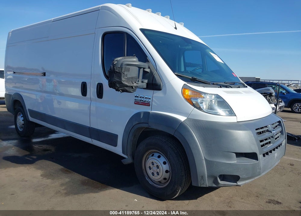 2017 RAM PROMASTER 2500 HIGH ROOF 159 WB VIN: 3C6TRVDG3HE500784