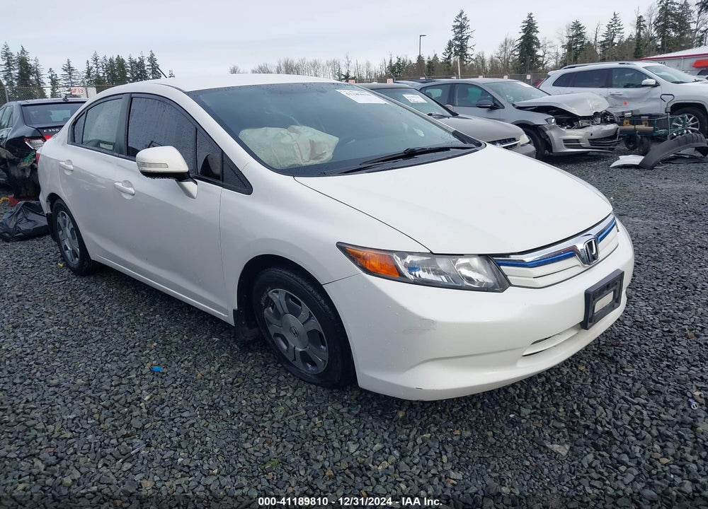 2012 HONDA CIVIC HYBRID BASE (CVT) VIN: JHMFB4F29CS009548