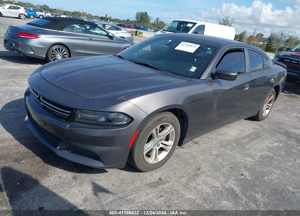 2015 DODGE CHARGER SE VIN: 2C3CDXBG7FH751996