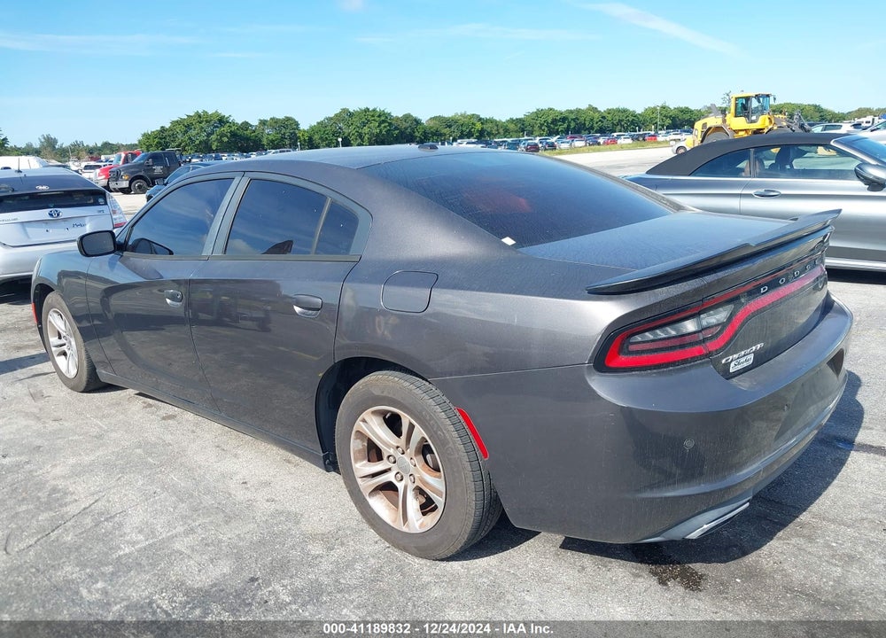 2015 DODGE CHARGER SE VIN: 2C3CDXBG7FH751996