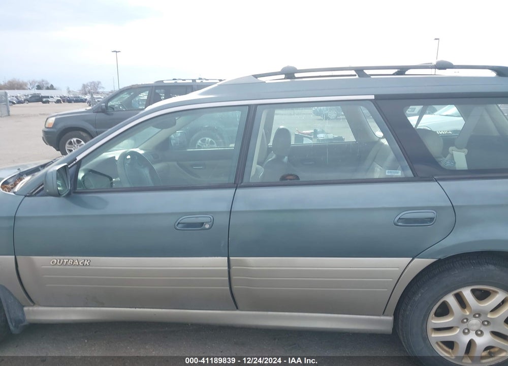 2001 SUBARU OUTBACK LIMITED VIN: 4S3BH686X17601891