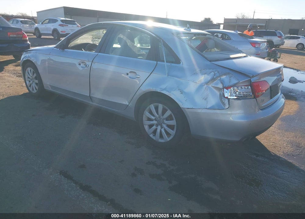 2011 AUDI A4 VIN: WAUFFAFL4BN013742