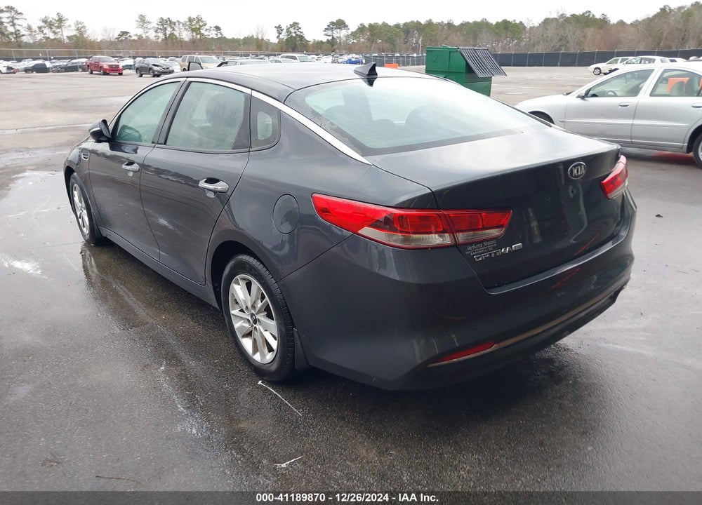 2017 KIA OPTIMA VIN: KNAGT4L31H5137463