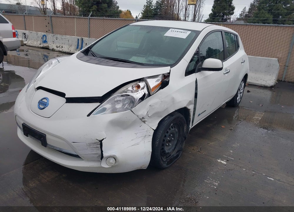 2016 NISSAN LEAF S VIN: 1N4AZ0CP4GC302490