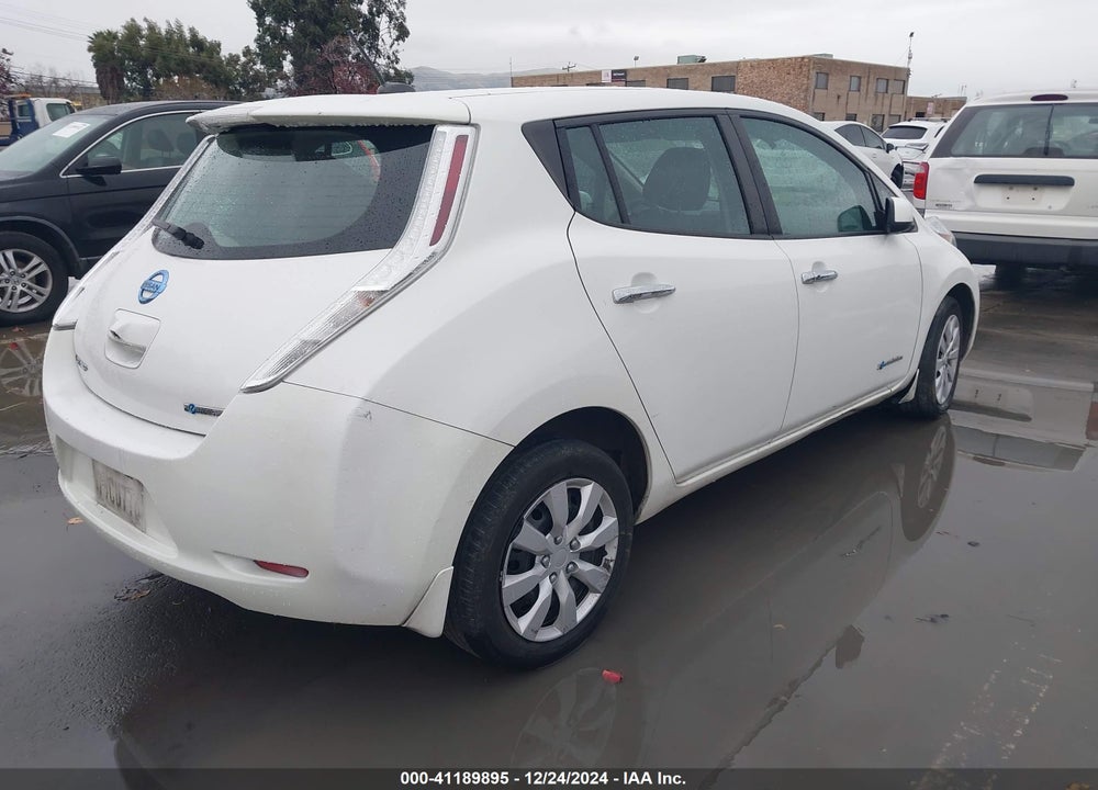 2016 NISSAN LEAF S VIN: 1N4AZ0CP4GC302490