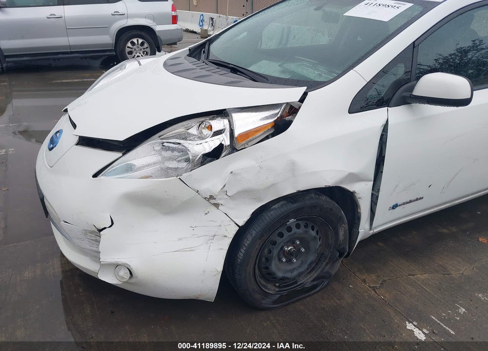 2016 NISSAN LEAF S VIN: 1N4AZ0CP4GC302490