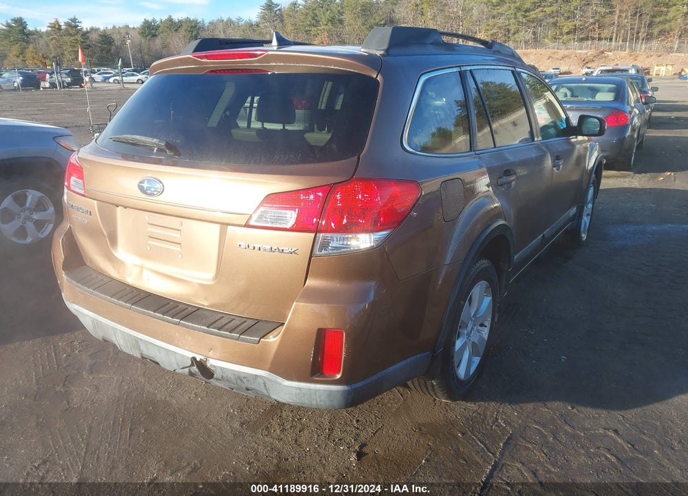 2011 SUBARU OUTBACK 2.5I LIMITED VIN: 4S4BRCLC6B3424186