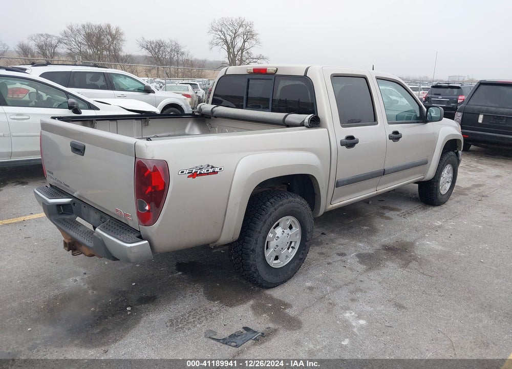 2008 GMC CANYON SLE2 VIN: 1GTDT13E888114671