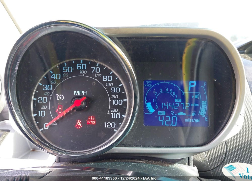 2014 CHEVROLET SPARK VIN: KL8CD6S95EC591263