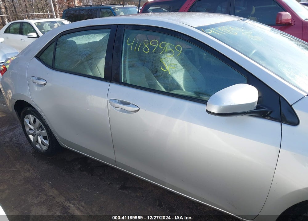 2016 TOYOTA COROLLA LE VIN: 2T1BURHE9GC639964