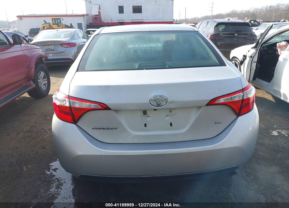 2016 TOYOTA COROLLA LE VIN: 2T1BURHE9GC639964