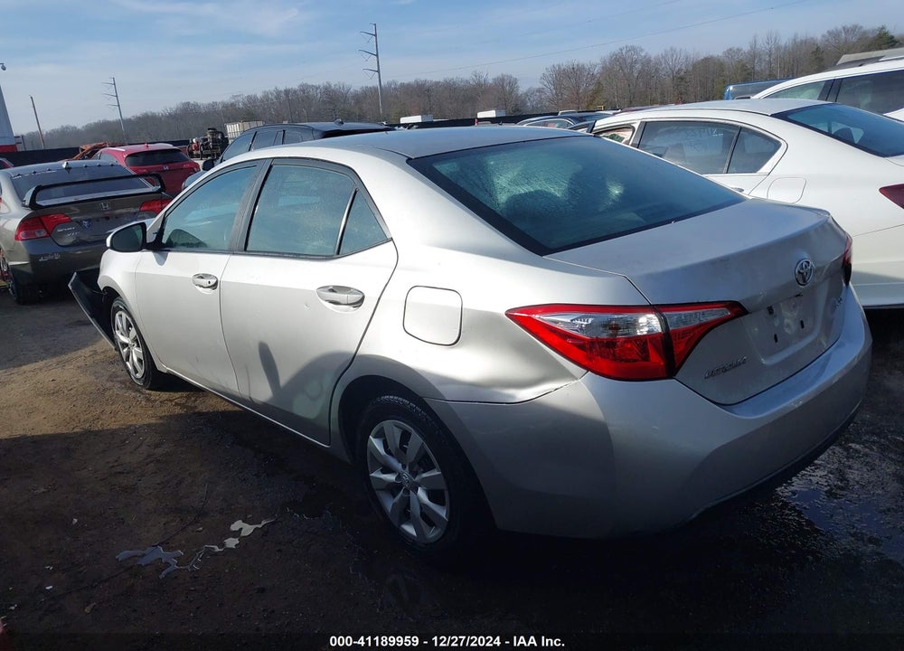 2016 TOYOTA COROLLA LE VIN: 2T1BURHE9GC639964