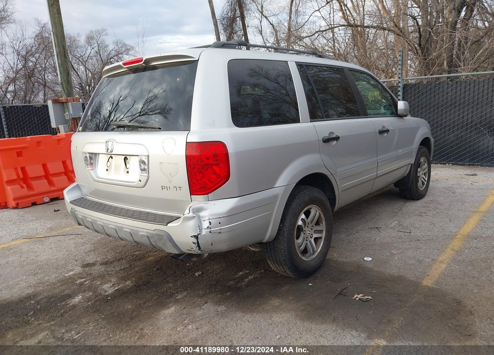 2004 HONDA PILOT EX VIN: 2HKYF18454H574861