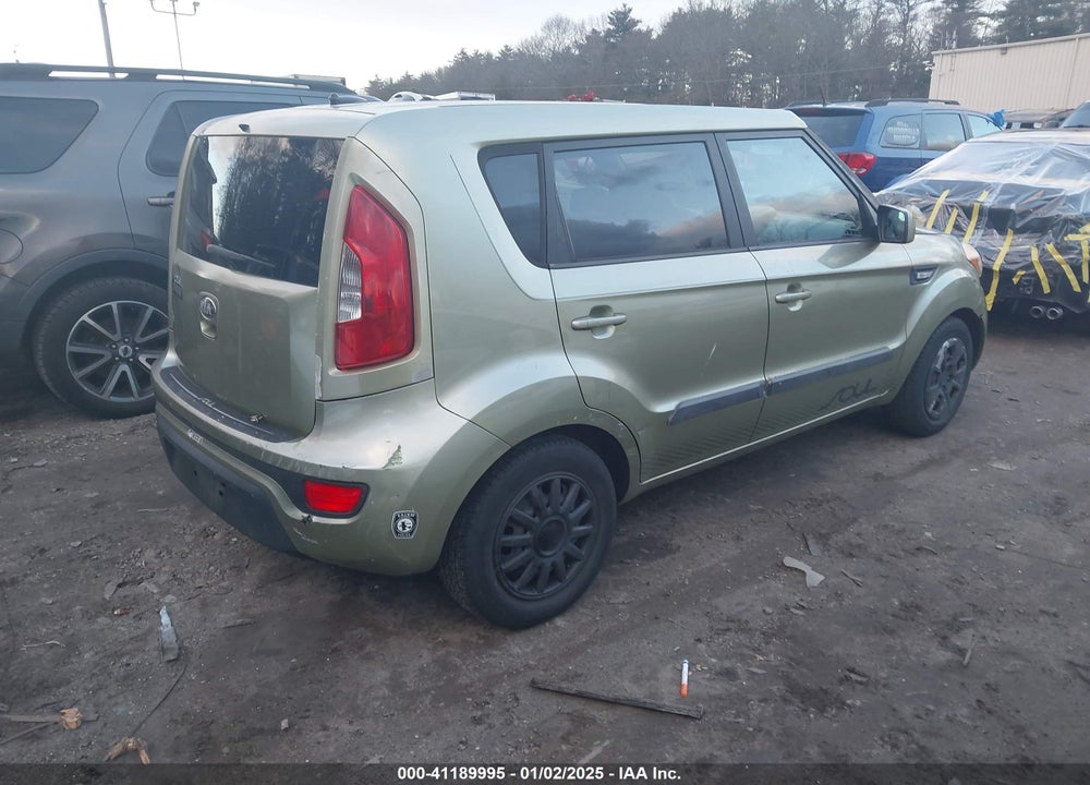 2013 KIA SOUL VIN: KNDJT2A51D7496618