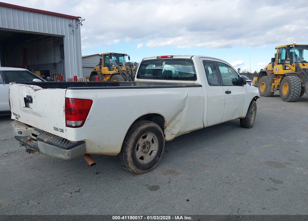 2008 NISSAN TITAN XE VIN: 1N6AA06E38N319599