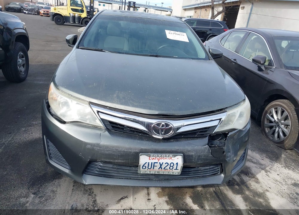 2012 TOYOTA CAMRY LE VIN: 4T4BF1FK2CR162765