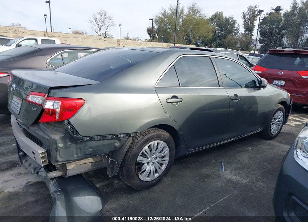 2012 TOYOTA CAMRY LE VIN: 4T4BF1FK2CR162765