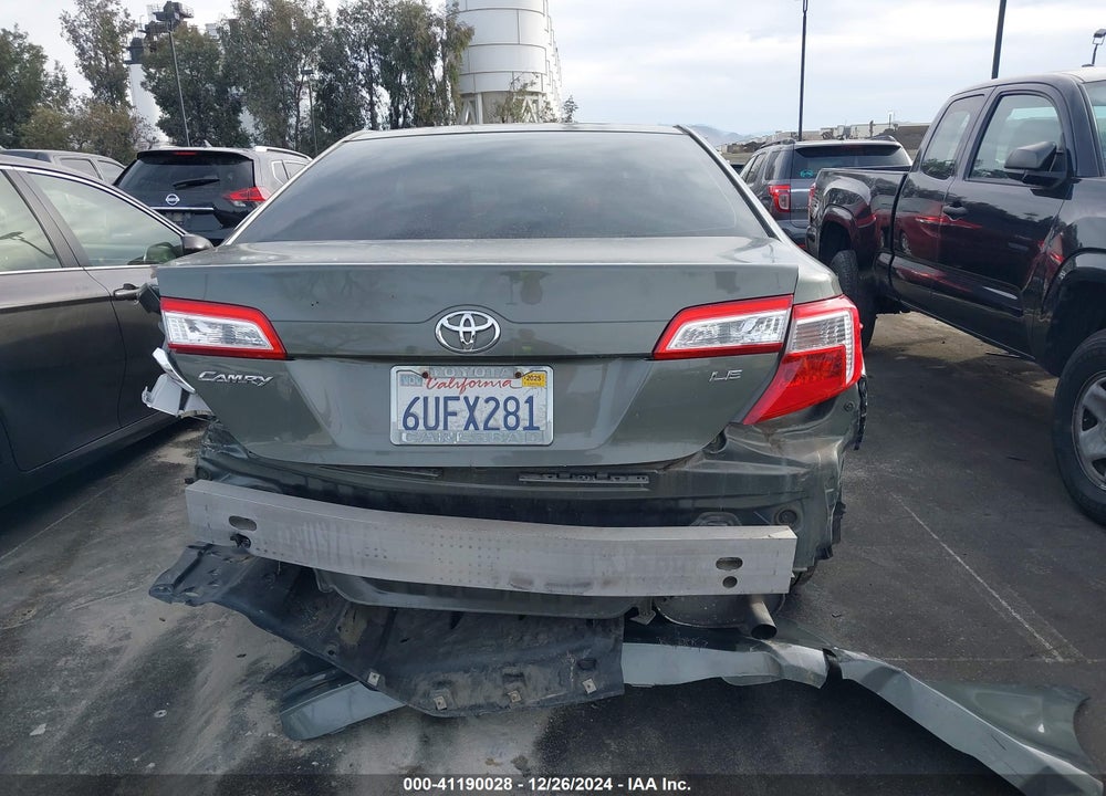 2012 TOYOTA CAMRY LE VIN: 4T4BF1FK2CR162765