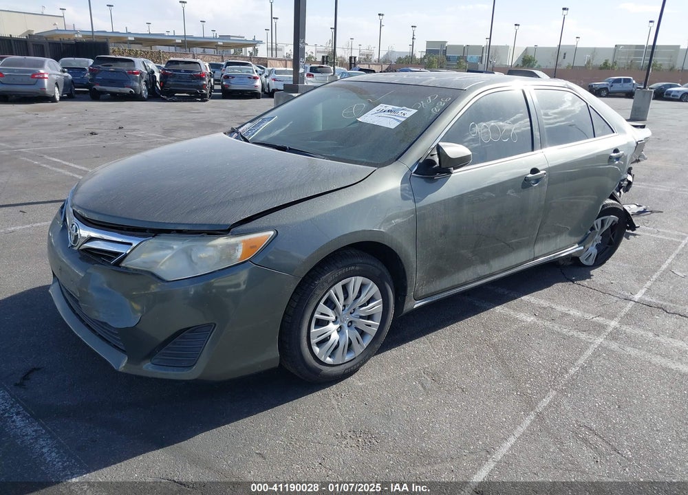 2012 TOYOTA CAMRY LE VIN: 4T4BF1FK2CR162765