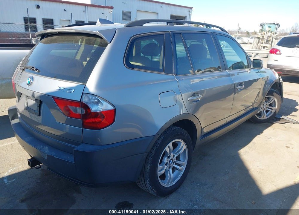 2005 BMW X3 3.0I VIN: WBXPA93435WD09731