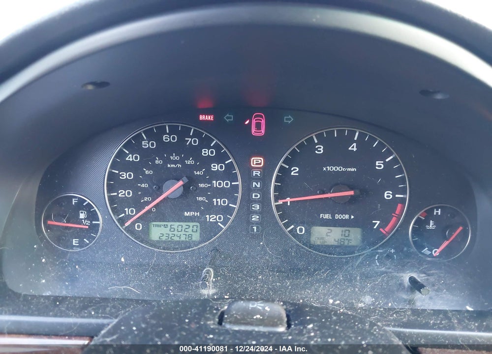 2003 SUBARU OUTBACK VIN: 4S3BH675237617353