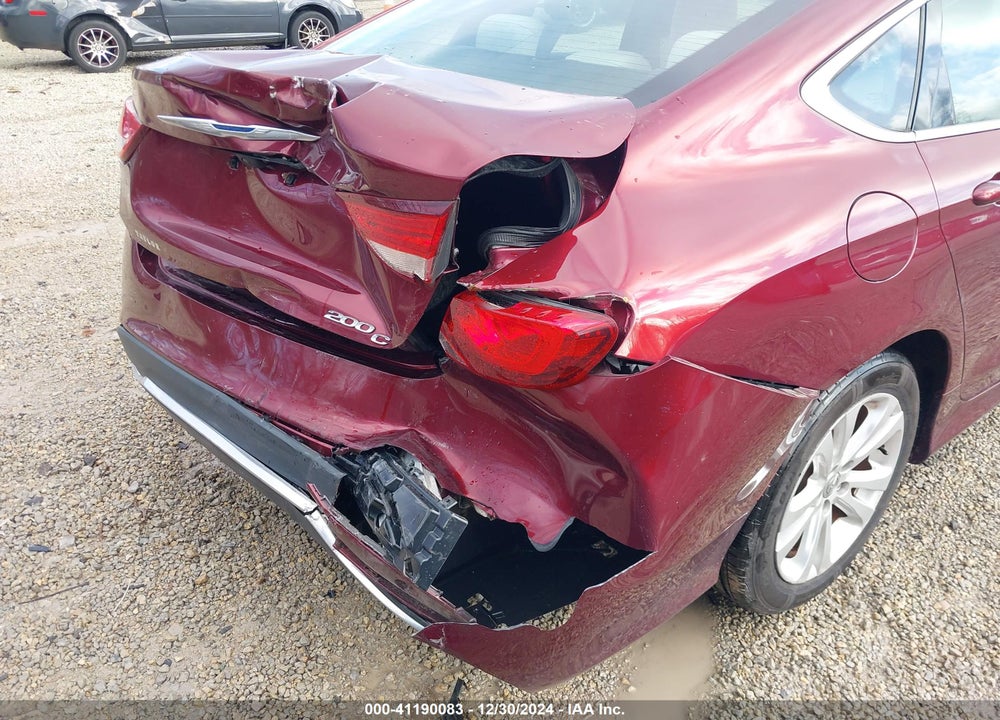 2016 CHRYSLER 200 C VIN: 1C3CCCCBXGN147527