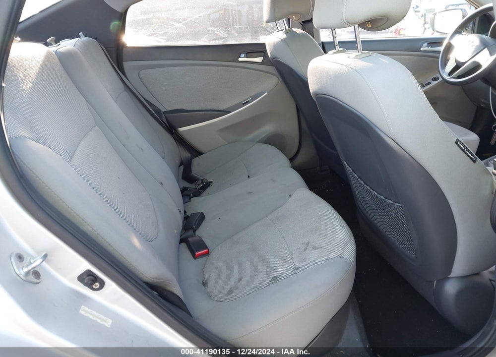 2012 HYUNDAI ACCENT GLS VIN: KMHCT4AE7CU089838