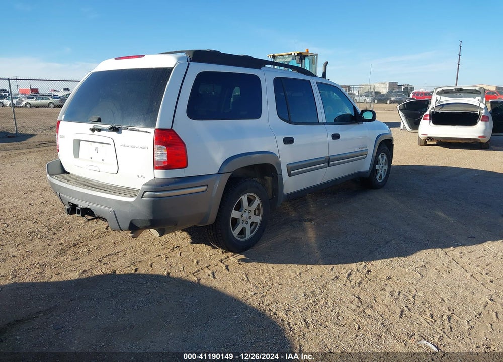 2004 ISUZU ASCENDER S VIN: 4NUET16S546701894