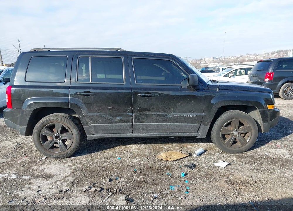2017 JEEP PATRIOT LATITUDE FWD VIN: 1C4NJPFB9HD102504