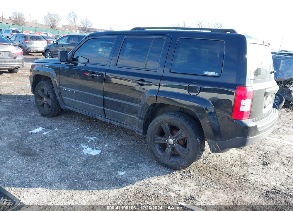 2017 JEEP PATRIOT LATITUDE FWD VIN: 1C4NJPFB9HD102504