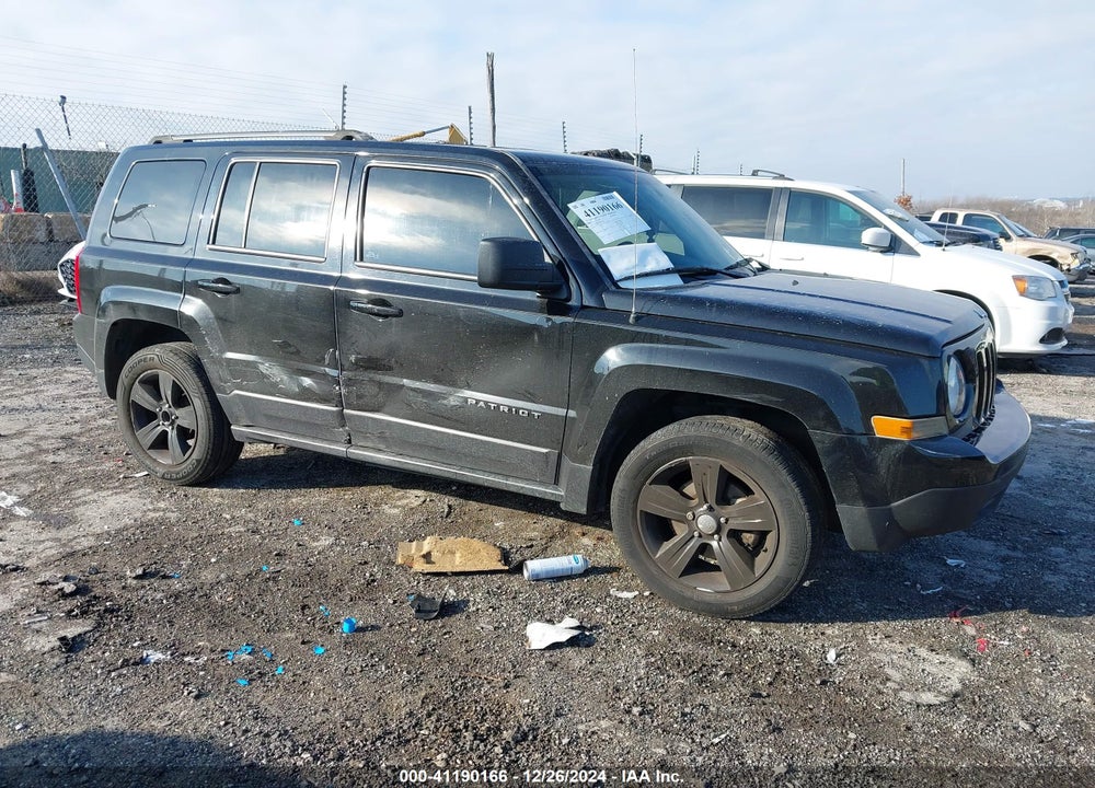 2017 JEEP PATRIOT LATITUDE FWD VIN: 1C4NJPFB9HD102504