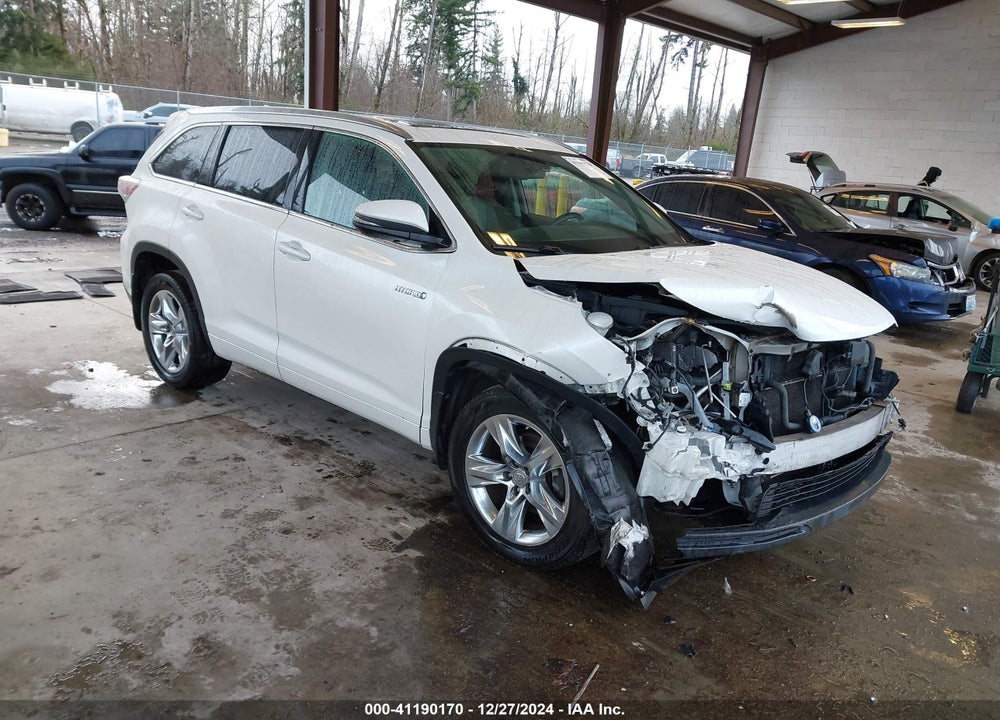 2015 TOYOTA HIGHLANDER HYBRID LIMITED PLATINUM V6 VIN: 5TDDCRFHXFS008459