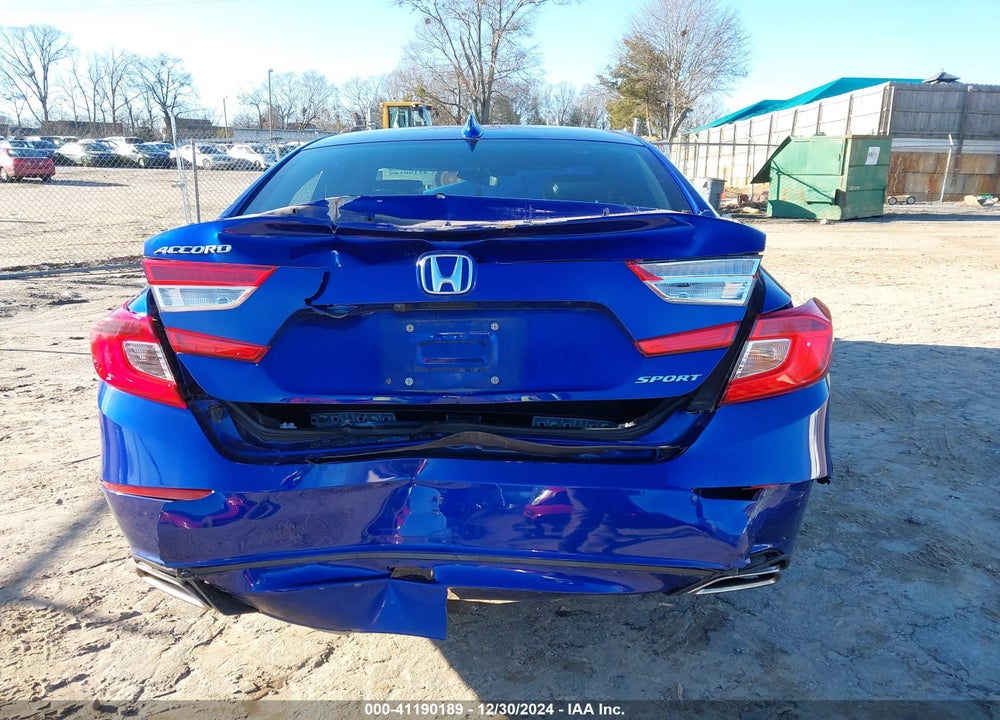 2019 HONDA ACCORD VIN: 1HGCV1F31KA160523