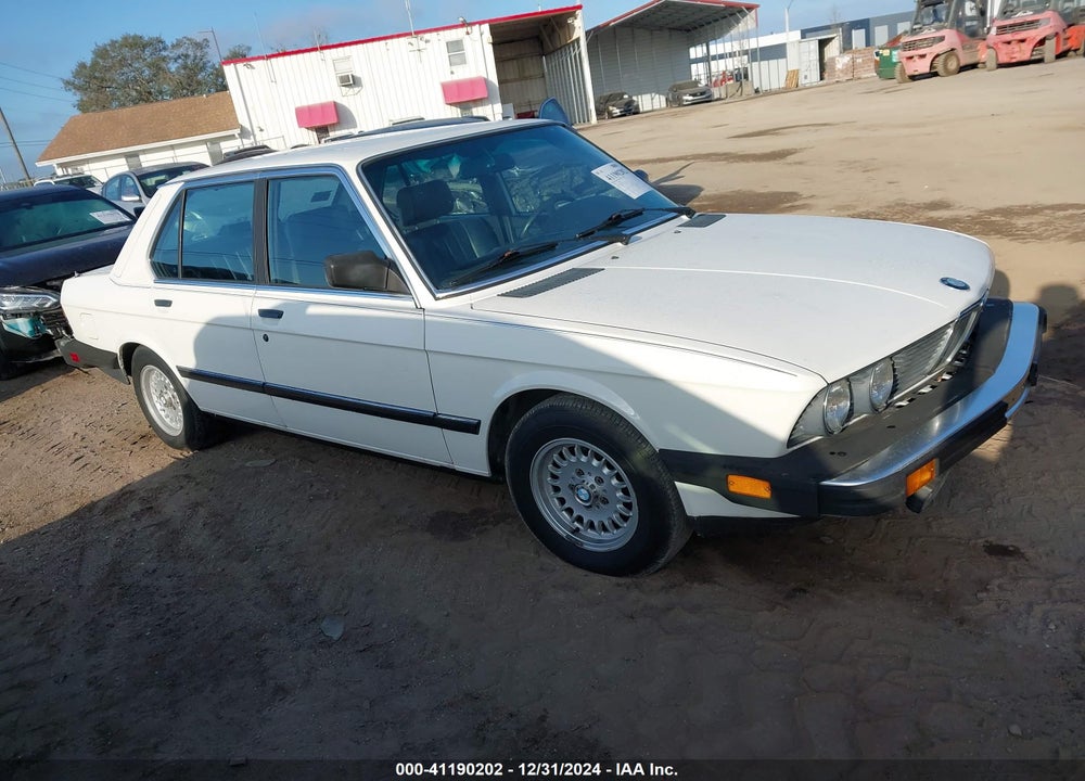 1986 BMW 524 TD AUTOMATIC VIN: WBADB2408G0533514