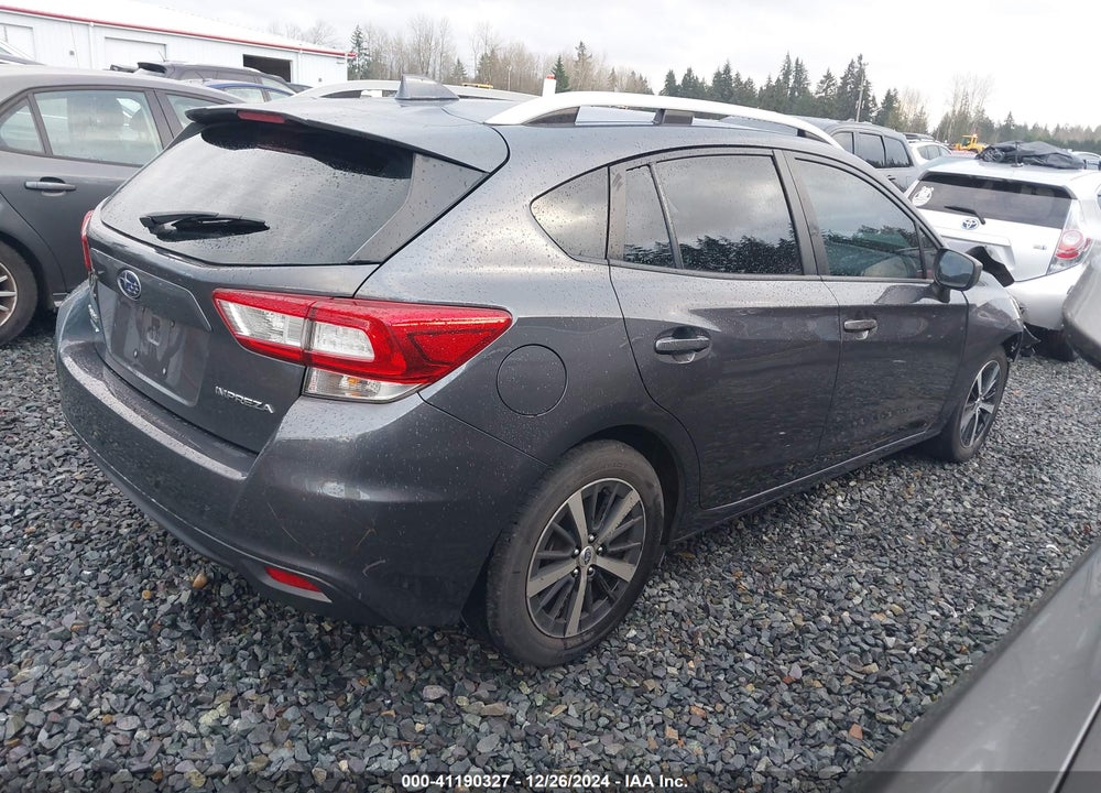 2019 SUBARU IMPREZA VIN: 4S3GTAD65K3733737