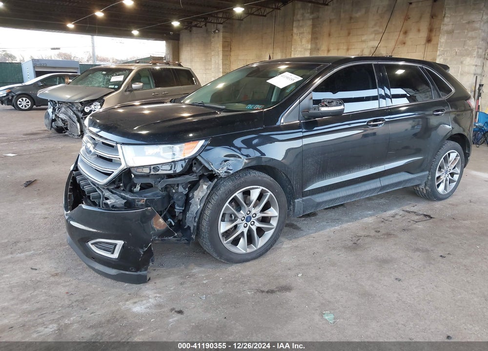 2015 FORD EDGE TITANIUM VIN: 2FMPK4K88FBB58480