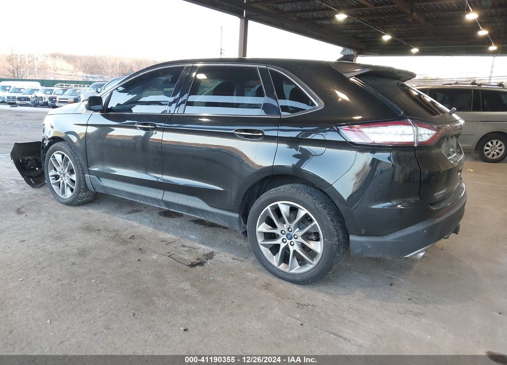 2015 FORD EDGE TITANIUM VIN: 2FMPK4K88FBB58480
