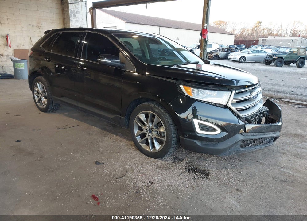 2015 FORD EDGE TITANIUM VIN: 2FMPK4K88FBB58480