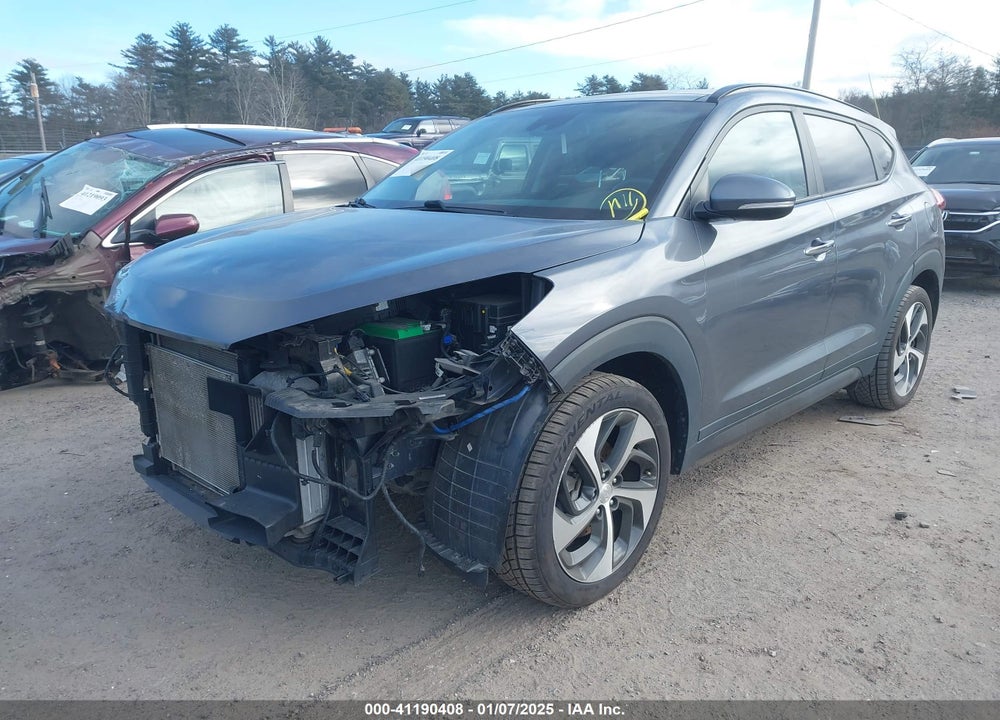 2016 HYUNDAI TUCSON LIMITED VIN: KM8J3CA2XGU155683