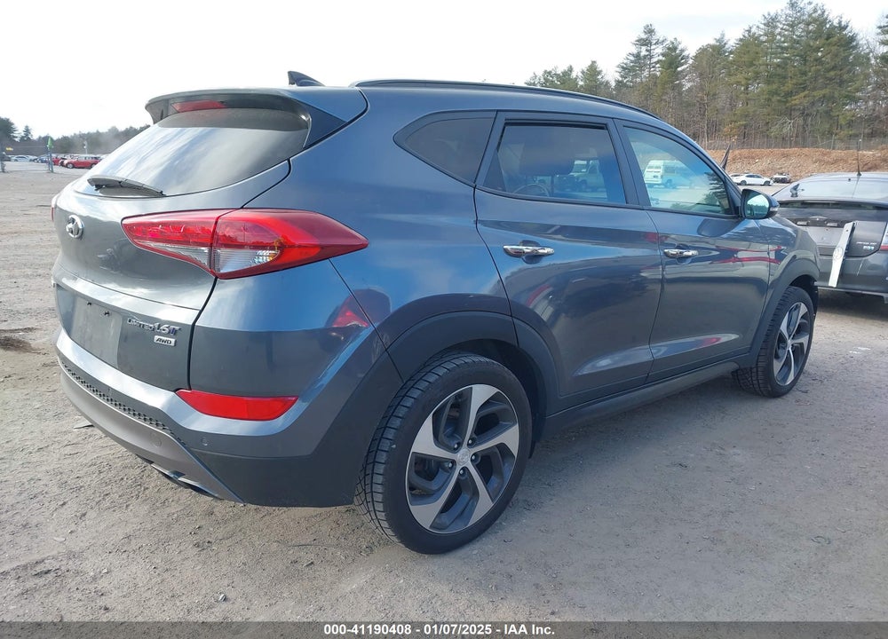 2016 HYUNDAI TUCSON LIMITED VIN: KM8J3CA2XGU155683