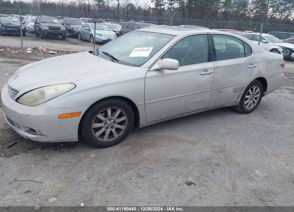 2003 LEXUS ES 300 VIN: JTHBF30G130095757